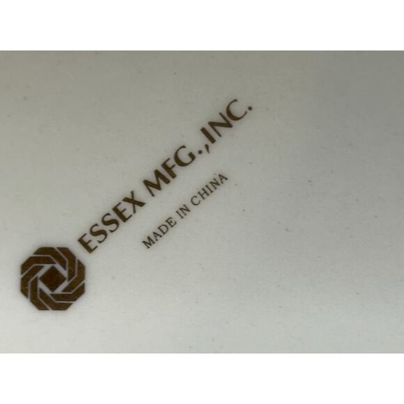 3 Christmas Candy Dip Serving Bowls Poinsettia Holly Star Shaped Gold Rim Essex - Picture 7 of 8